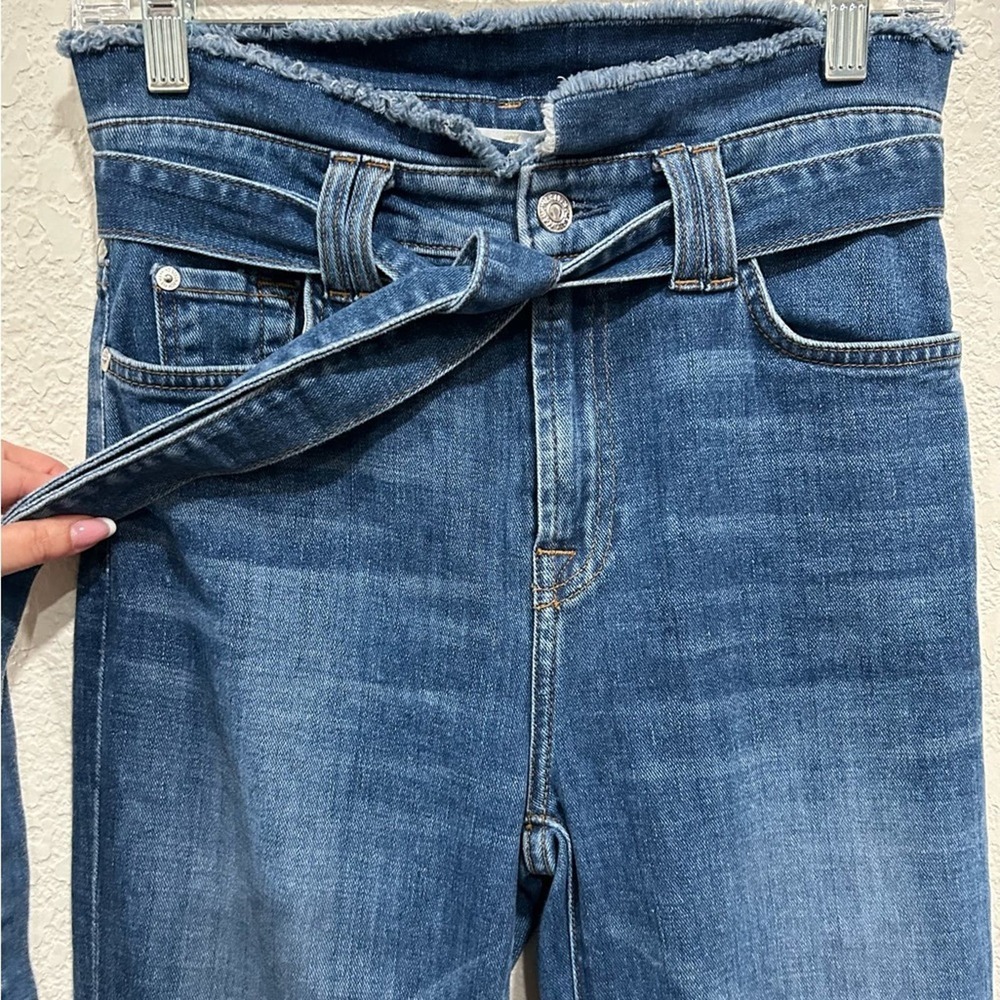 7 for all mankind paper bag jeans women’s size 26 - Picture 7 of 9